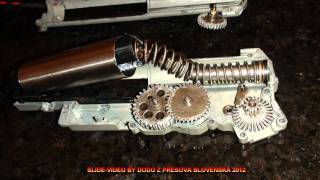 REAL SWORS SVD DRAGUNOV NDM 86 AIRSOFT TAKE APART GEARBOX  MADE BY DODO Z PRESOVA SLOVENSKA 2012