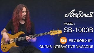 Aria Pro II SB-1000RIB Bass review from Guitar Interactive