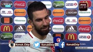 Arda Turan'ın Çek Cumhuriyeti 0-2 Türkiye Maç Sonu Açıklamaları