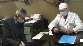 Прием жителей Нагорного Карабаха в мобильном госпитали российских миротворческих сил