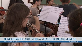 Orquestrando Arte muda a vida de crianças e jovens em SM - TVC