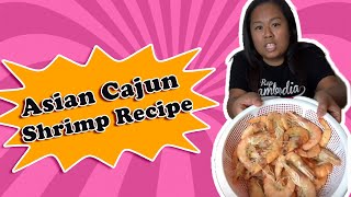 Asian Cajun Shrimp Cooking and Mukbang