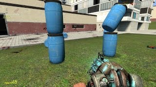 Garry's Mod - Как поставить бочку на бочку?