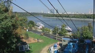. Москва. Канатная дорога на Воробьевых горах