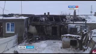 Крупный пожар  унёс жизни двух детей в поселке Дубки