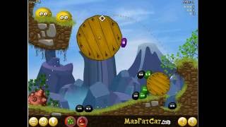 Мультик ИГРА для детей малышей КРАСНЫЙ ШАР против ЧЕРНОГО КВАДРАТА [3].   Red Ball