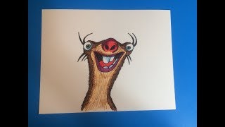 How to Draw Sid the Sloth