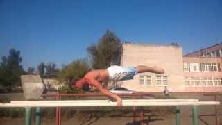 Горизонт (Planche) на брусьях!