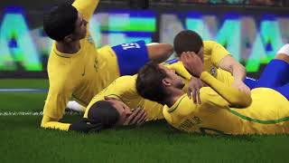 PES 2018! Аргентина -Бразилия ! 11  !!!!!! Голов !!!!!!!!