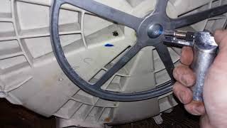 Разборка барабана indesit wisn80