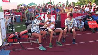 Jim Walmsley, 2018 Western States 100 Champ, Finish-Line Interview