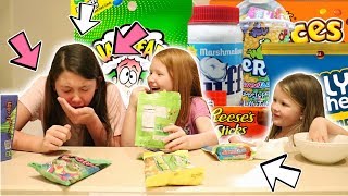 BRITISH SISTERS TRYING SUPER SOUR AMERICAN CANDY!