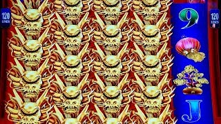Dragon Fury Slot Machine Bonuses &  NICE Line Hit ! Live Konami Slot Play