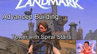 EverQuest Next Landmark Building Tower with Spiral Stairs