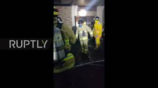Philippines: Firefighters on scene after fire hits Russian embassy near Manila