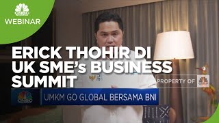 Erick Thohir Dorong Peran BNI Perluas Pasar UMKM di Inggris