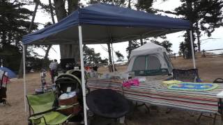 США 3102: Как отдыхают американцы - кемпинг 1. New Brighton Beach, Capitola, CA