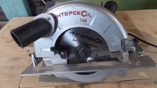 Интерскол ДП 165 \ 1200, как установить в стол и сделать патрубок для пылесоса .