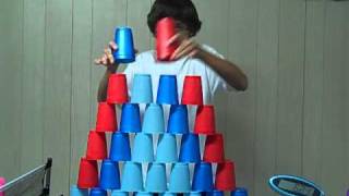 MINUTE TO WIN IT: Sport Stacking / Stack Attack In 10.81 Seconds