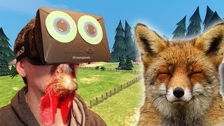 NOT MY CHICKEN BABIES!! | Chicken Walk with the Oculus Rift