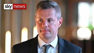 Scottish minister resigns over claims he sent messages to a teenage boy