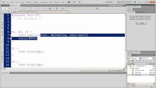CSS Fundamentals with Dreamweaver CS5 - Part 4