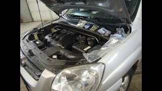 KIA Sportage II G4GC (Обслуживание ДВС) Замена цепи и натяжителя