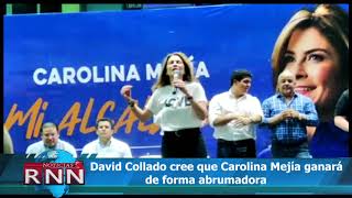 David Collado cree que Carolina Mejía ganará de forma abrumadora