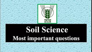 ICAR ARS/ NET| soil science | previous years question papers| mind mapping| agriculture notes