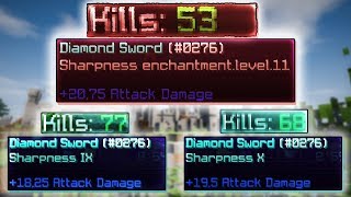 Sharpness 11 in Mega skywars!