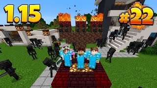 1.15 ВЫЖИВАНИЕ - ПОДГОТОВКА К БИТВЕ С ИССУШИТЕЛЕМ! ВЫБИЛИ 3 ЧЕРЕПА ИССУШИТЕЛЯ! МАЙНКРАФТ 22 СЕРИЯ