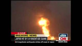 Japan Earthquake Ichihara Oil Refinery Huge Explosion