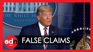 President Trump Makes False Election Claims
