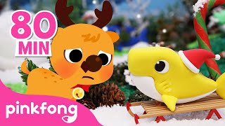 Tiburón Bebé en Navidad | El Reno de Papá Noel | Villancicos | Pinkfong Canciones ​Infantiles