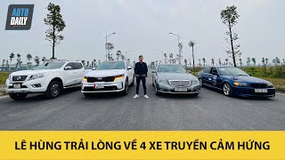 Vlog đặc biệt: Lê Hùng trải lòng về 4 mẫu xe TRUYỀN CẢM HỨNG