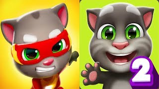 Talking Tom Gold Run vs My Talking Tom 2 Android Gameplay 2019 #23