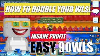 TIPS 90WL/DAY 2 STEP, AUTO RICH! [PROFIT TO RAYMAN #3] GROWTOPIA