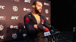 Media Scrum with Devin Clark after UFC 223