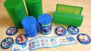 必殺技メダル祭り！妖怪メダルケース02 全5種 1回400円 3回まわしてレビュー！ケースは12枚収納可能 & メダルは10種 妖怪ウォッチ