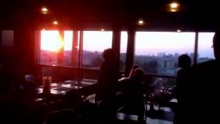 Beautiful sunset view - from Eiffel Tower restaurant