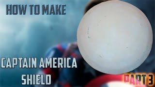 Как сделать щит Капитана Америки| 3 часть / How to make the shield of Captain America | Part 3