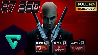 Hitman Absolution AMD Vishera FX 6300 + AMD Radeon R7 360 2G GDR5 (1080P)