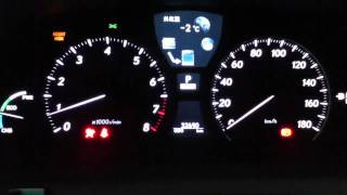 LEXUS LS600h 始動時のメーター