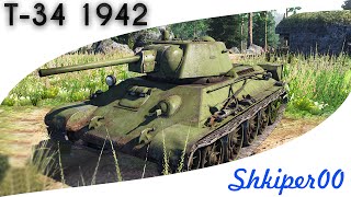 War Thunder Tanks_  краткий обзор _ Танк Т-34 1942 года_(1080p)