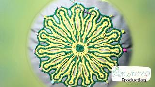 Мандала, свободное вязание крючком -  Free style mandala crochet