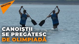 Canoiștii olimpici moldoveni se pregătesc de Olimpiadă pe lacul Ghidighici
