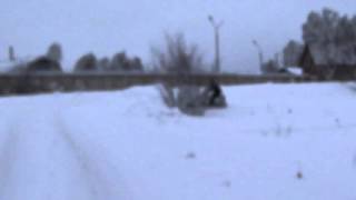 Самодельный снегоход. Своими руками (Трошев Степан) тест 2