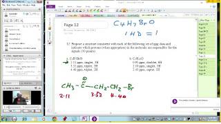 ORGANIC 141 EXAM4 REVIEW AT201 NMR Spectroscopy Problem Solving