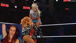 WWE Raw Becky Lynch vs Liv Morgan Telling SECRETS! WWE Raw March 11 2024