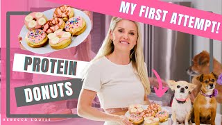 How to make HEALTHY PROTEIN DONUTS that help you get LEAN!